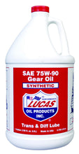 Load image into Gallery viewer, LUCAS OIL 10048 - 75w90 Synthetic Gear Oil 1 Gal image