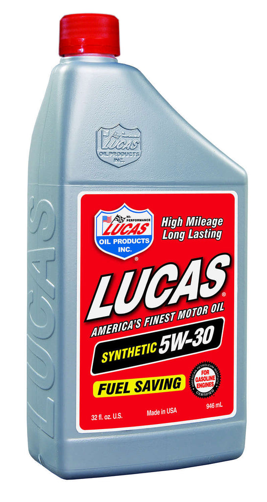 LUCAS OIL 10049-6 - Synthetic 5w30 Oil Case 6x1 Quart Dexos image