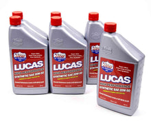 Load image into Gallery viewer, LUCAS OIL 10054-6 - Synthetic 20w50 Oil 6x1 Qt image