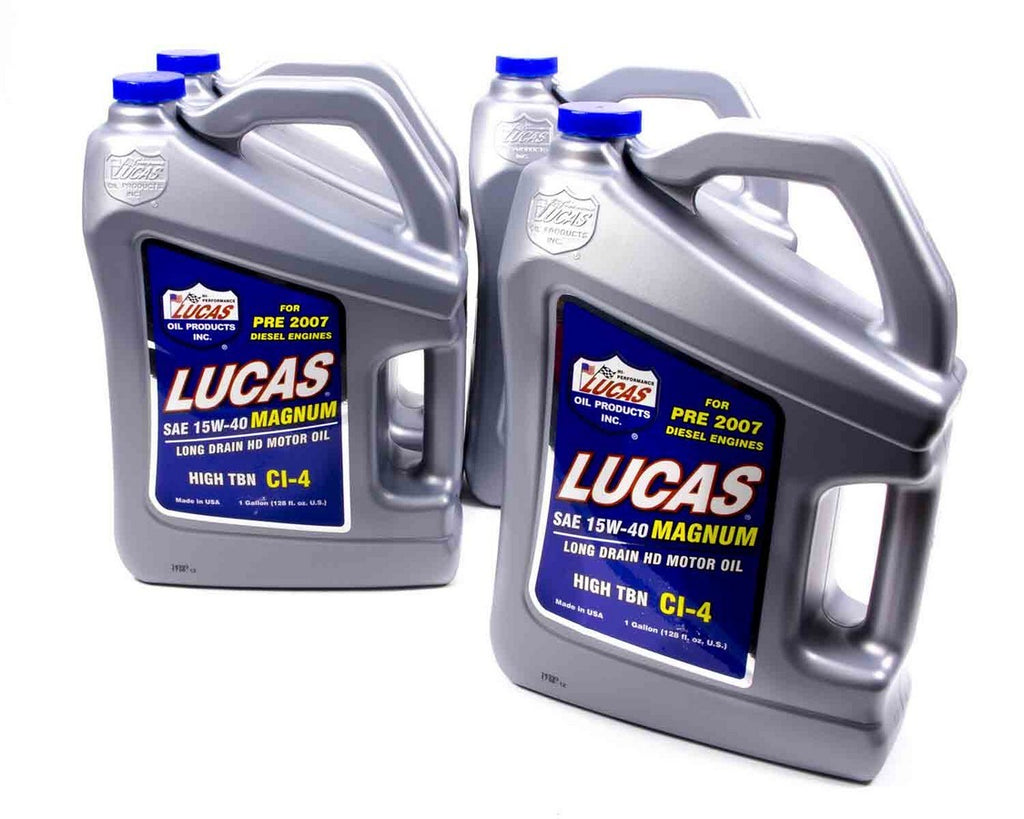 LUCAS OIL 10076-4 - 15w40 Magnum Oil 4x1Gal  image