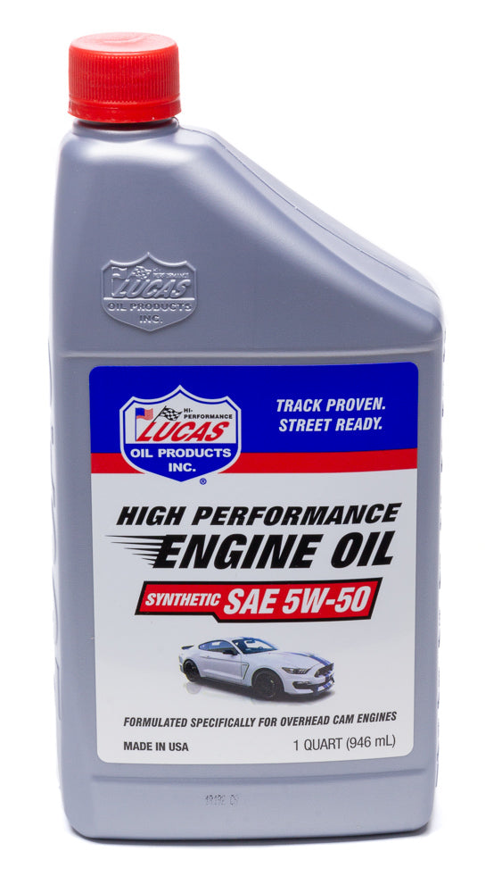 LUCAS OIL 10101 - Synthetic SAE 5w50 Oil 1 Quart image