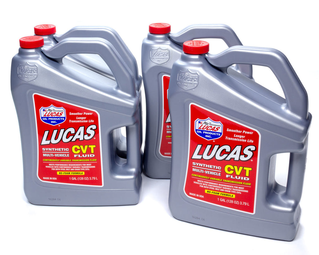 LUCAS OIL 10112-4 - Synthetic CVT Trans Fluid Case 4 x 1 Gallon image