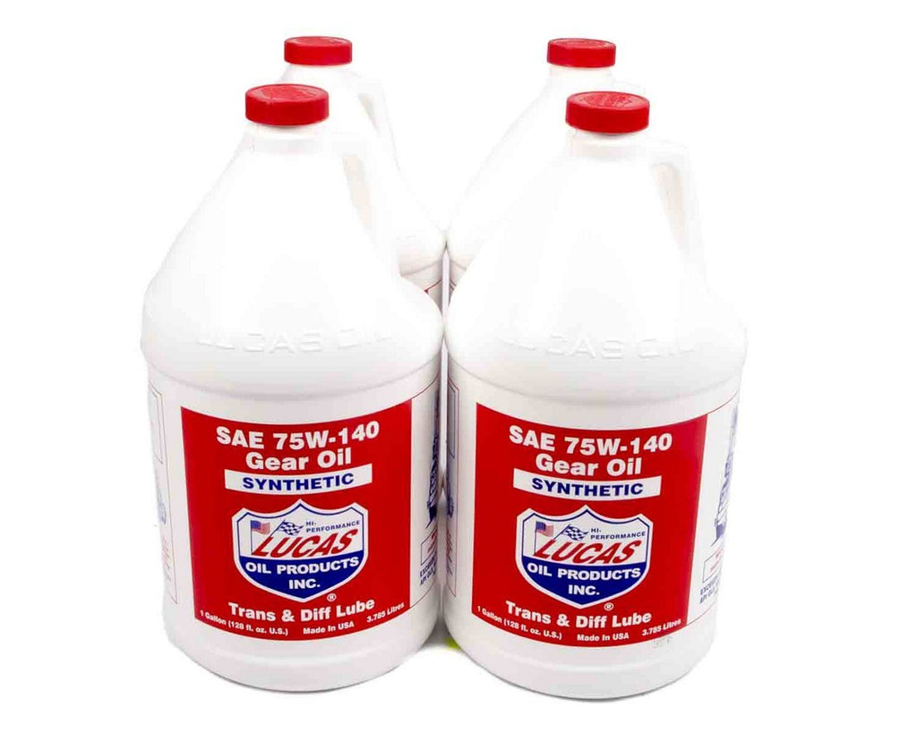 LUCAS OIL 10122-4 - Synthetic 75w140 Trans/ Diff Lube 4x1 Gal image