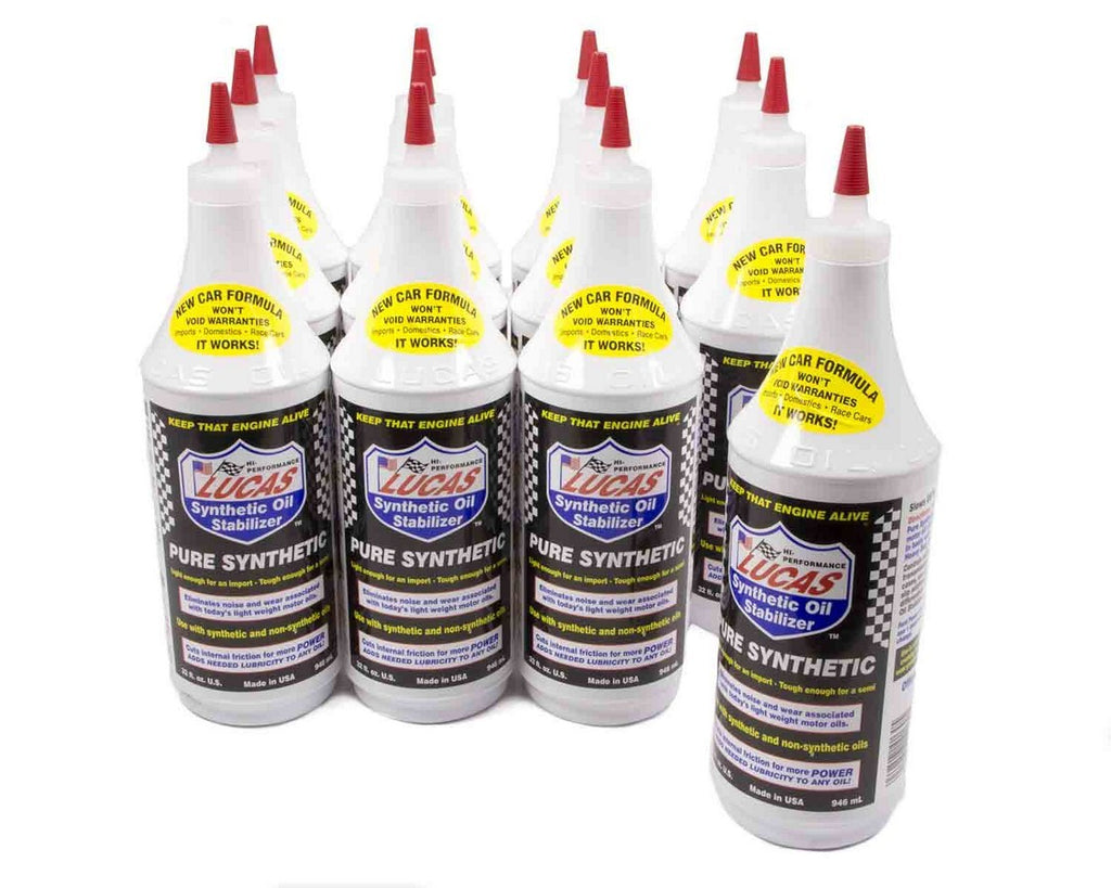 LUCAS OIL 10130-12 - Synthetic H/D Oil Stabi- lizer 12x1 Qt image