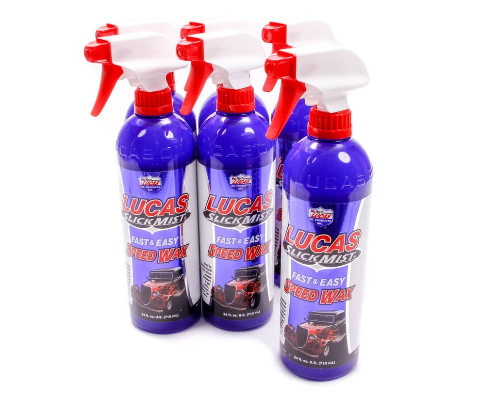 LUCAS OIL 10160-6 - Slick Mist Speed Wax Case 6x24oz image