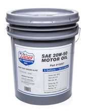 Load image into Gallery viewer, LUCAS OIL 10257 - SAE 20W-50 Plus Motor Oi l/1x1/5 Gallon Pail image