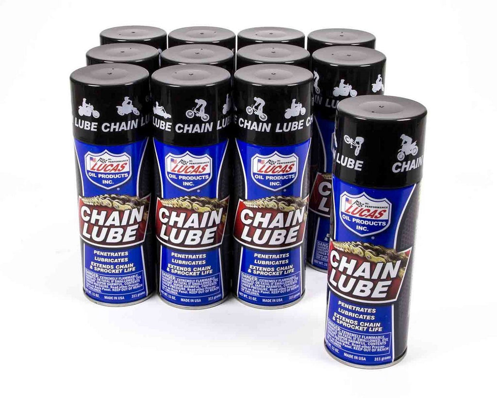 LUCAS OIL 10393-12 - Chain Lube Aerosol 12x11 Ounce image