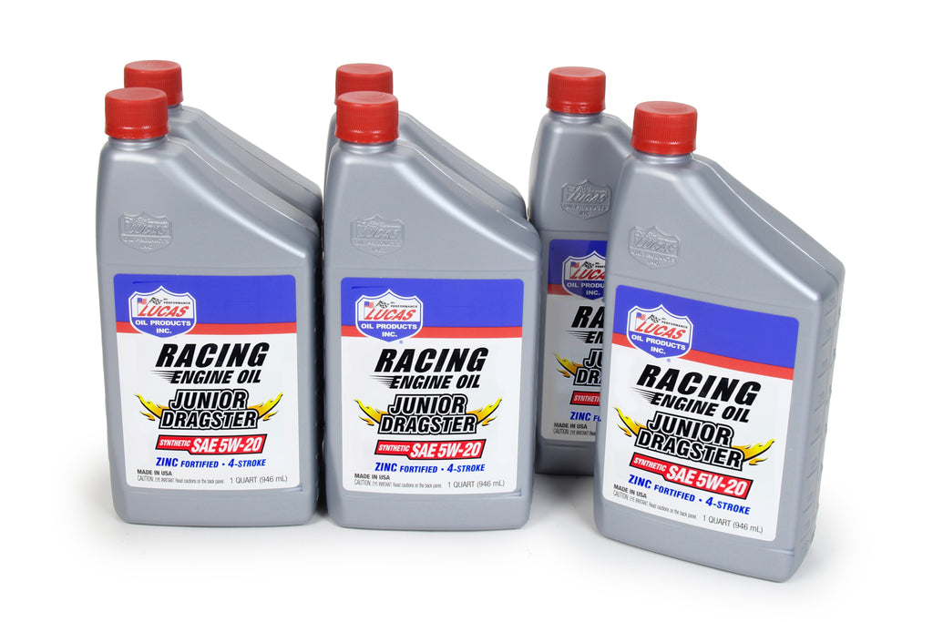 LUCAS OIL 10476-6 - Synthetic Karting Oil 5w20 Case 6x1 Quart image