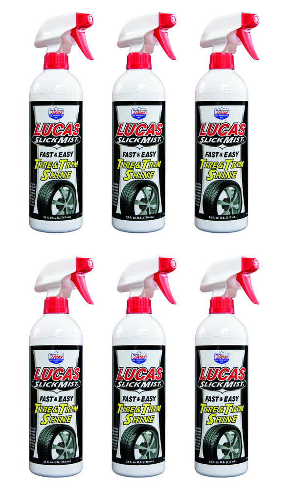 LUCAS OIL 10513-6 - Slick Mist Tire & Trim Shine 6x24oz image