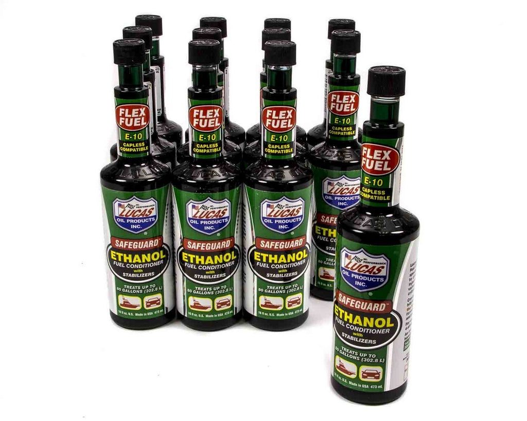 LUCAS OIL 10576-12 - Safegaurd Ethanol Fuel Conditioner 12x16oz image