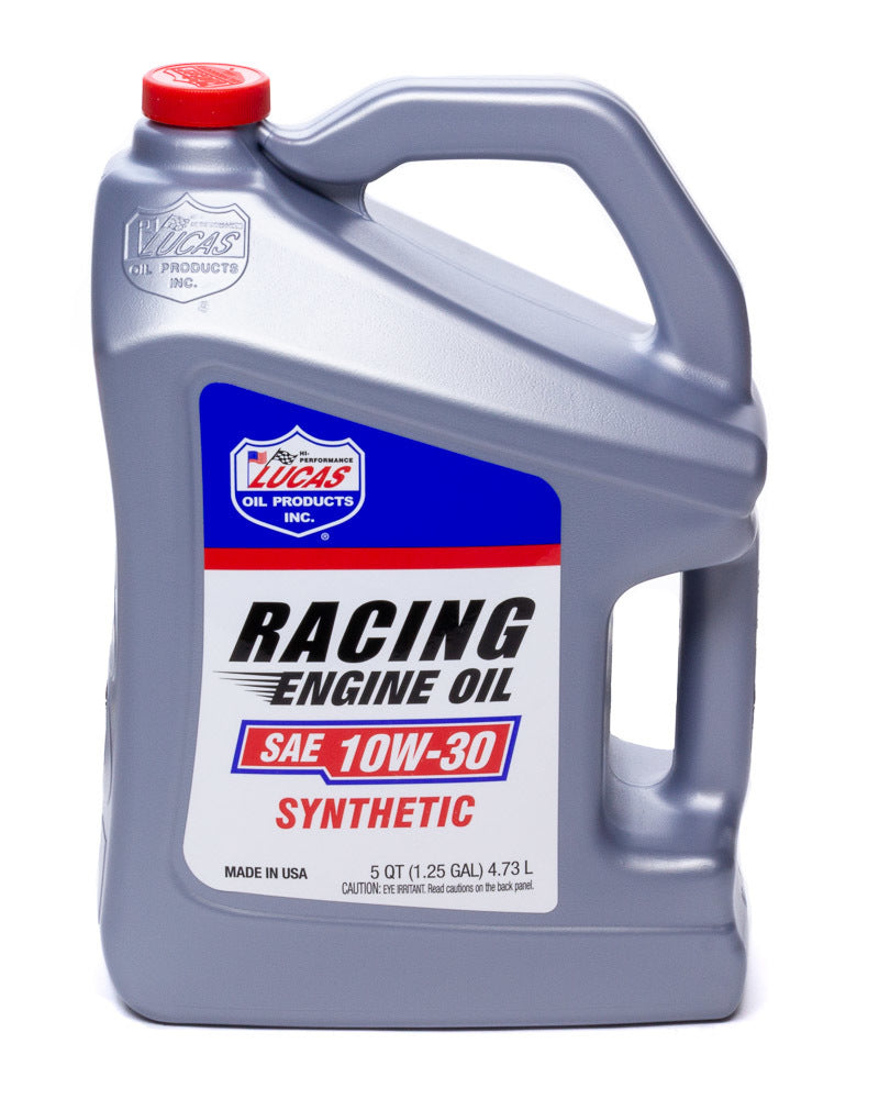 LUCAS OIL 10611 - Synthetic Racing Oil 10w 30 5qt Bottle image