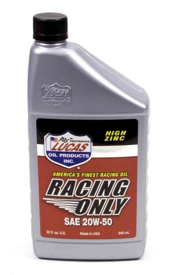 LUCAS OIL 10620 - 20w50 Racing Oil 1 Quart Semi-Synthetic image