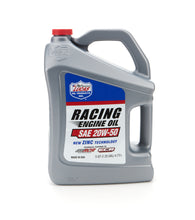 Load image into Gallery viewer, LUCAS OIL 10621 - SAE 20w50 Racing Oil 5 Quart Bottle image