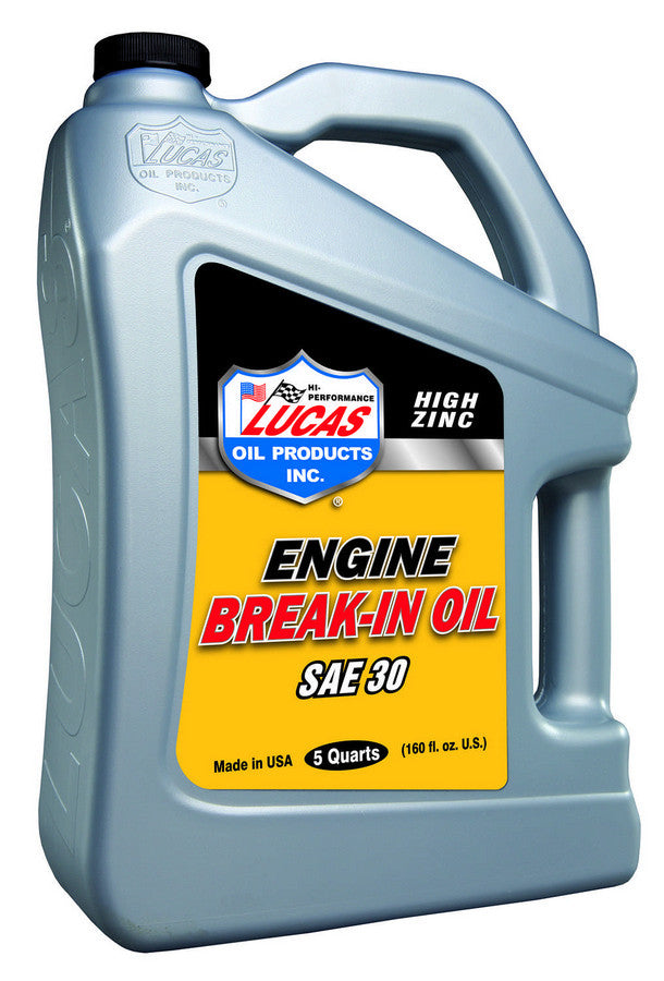 LUCAS OIL 10631 - SAE 30 Break-In Oil 5 Qt Bottle image