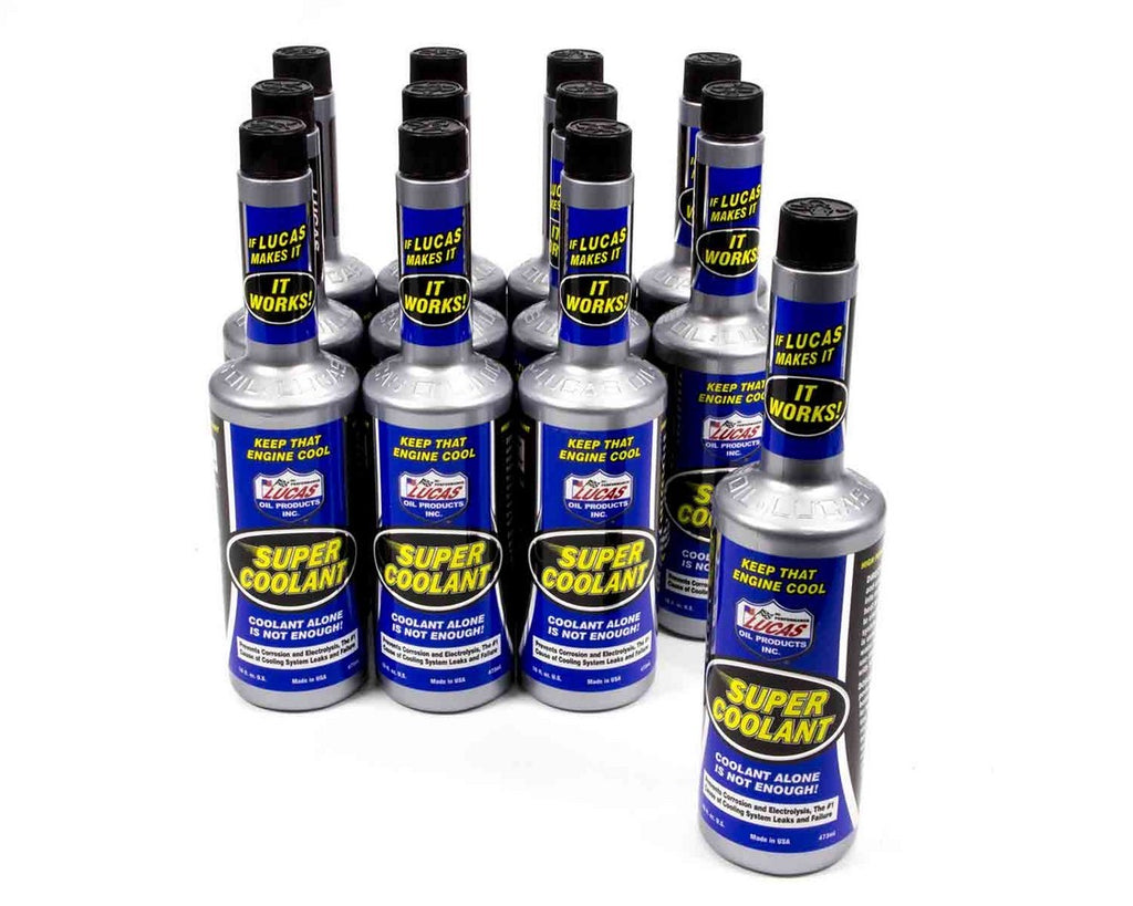 LUCAS OIL 10640-12 - Super Coolant Radiator Additive 12x16oz image