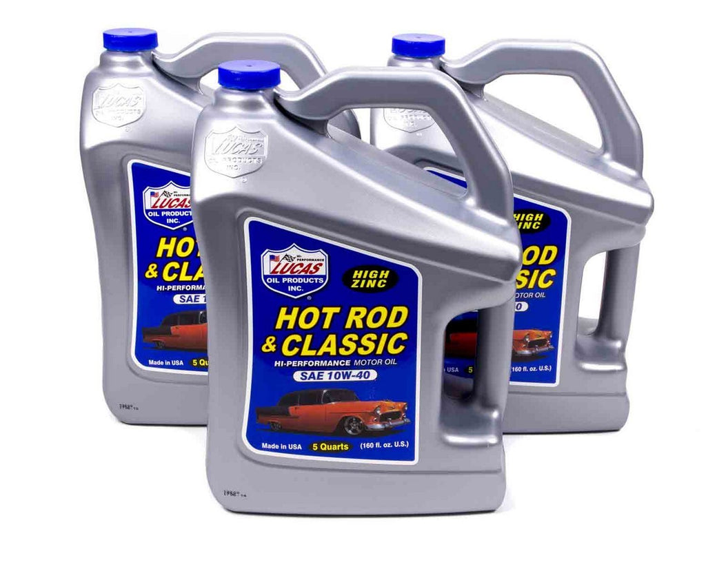 LUCAS OIL 10683-3 - 10w40 Petroleum Oil 3x5 Qt Jug image