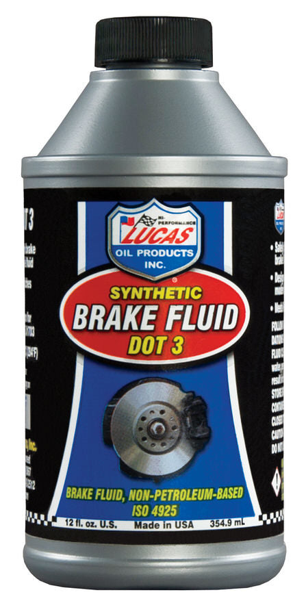 LUCAS OIL 10825 - Brake Fluid Dot 3 12oz image