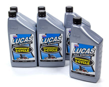 Load image into Gallery viewer, LUCAS OIL 10835-6 - 2 Cycle Snowmobile Oil Synthetic Case 6x1 Qt. image