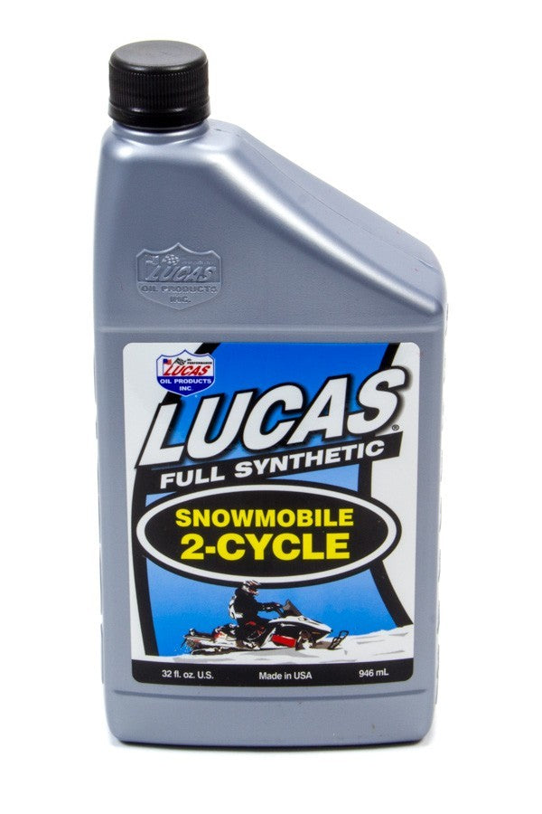 LUCAS OIL 10835 - 2 Cycle Snowmobile Oil Synthetic 1 Qt. image