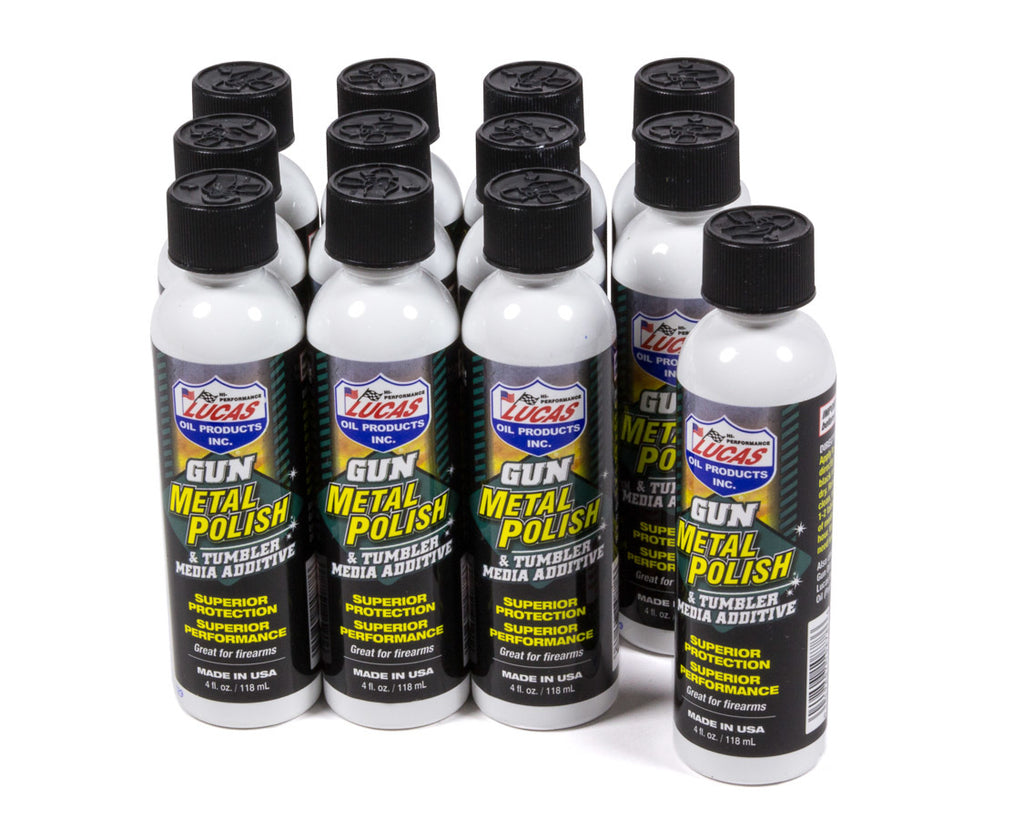 LUCAS OIL 10878-12 - Gun Metal Polish Case 12 x 4 Ounce image