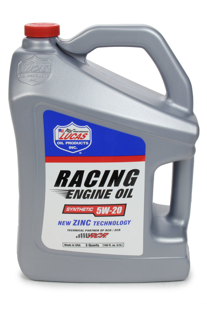 LUCAS OIL 10884 - 5w20 Synthetic Racing Oil 5 Quart Bottle image