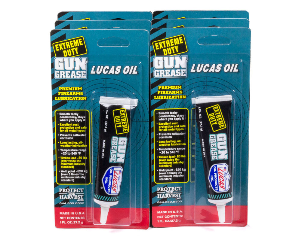 LUCAS OIL 10889-6 - Extreme Duty Gun Grease Case 6 x 1 Ounce image