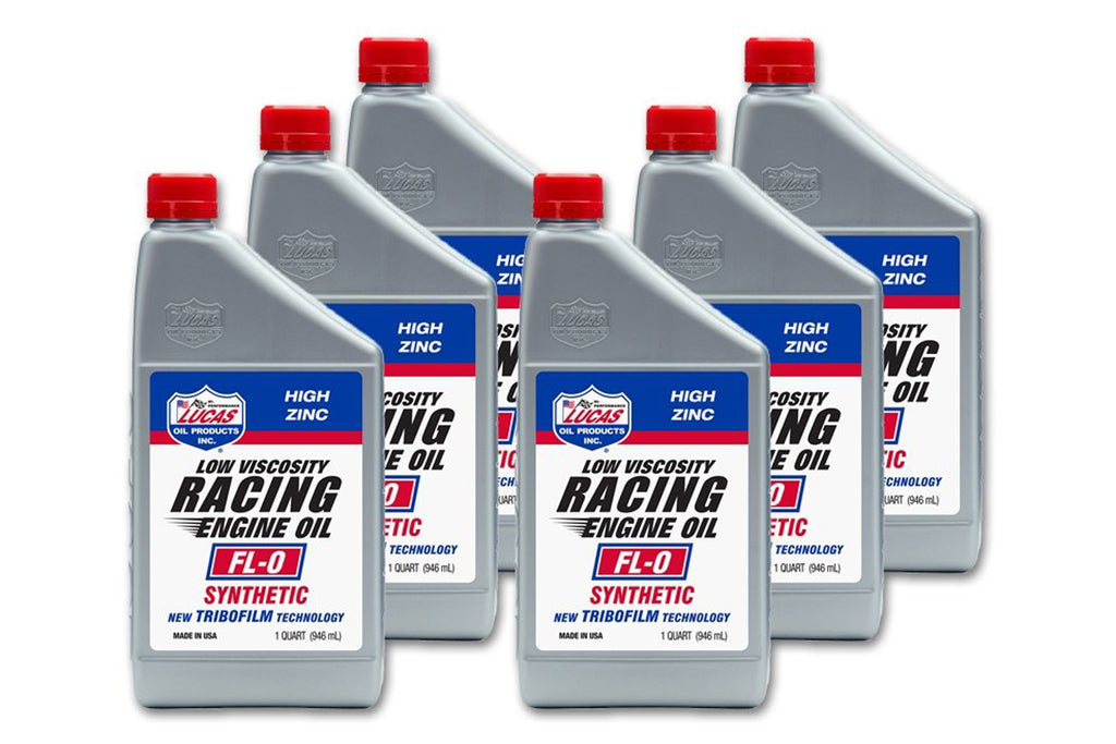 LUCAS OIL 10892-6 - Synthetic Racing Oil FL-0 Case 6 x 1 Quart image