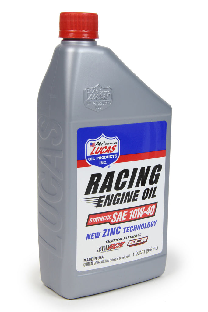 LUCAS OIL 10942 - 10w40 Synthetic Racing Oil 1 Quart image