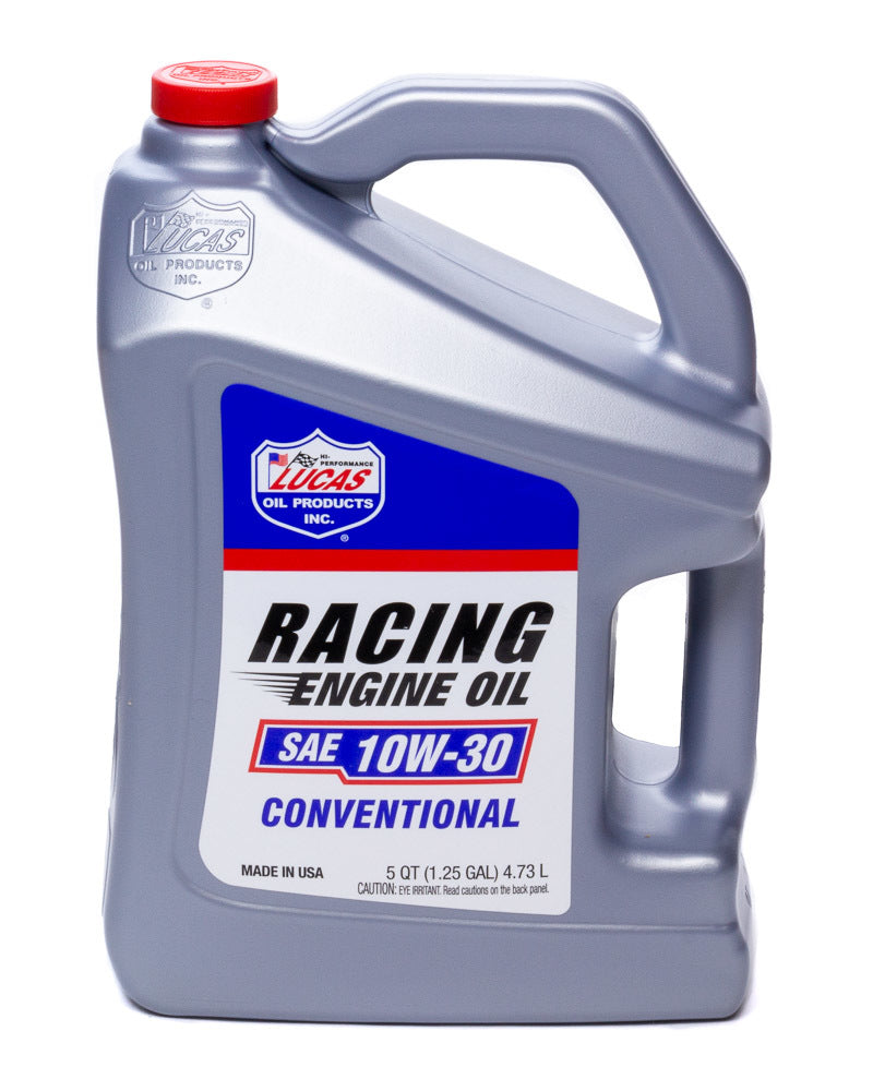 LUCAS OIL 11017 - SAE Racing Oil 10w30 5qt Bottle image