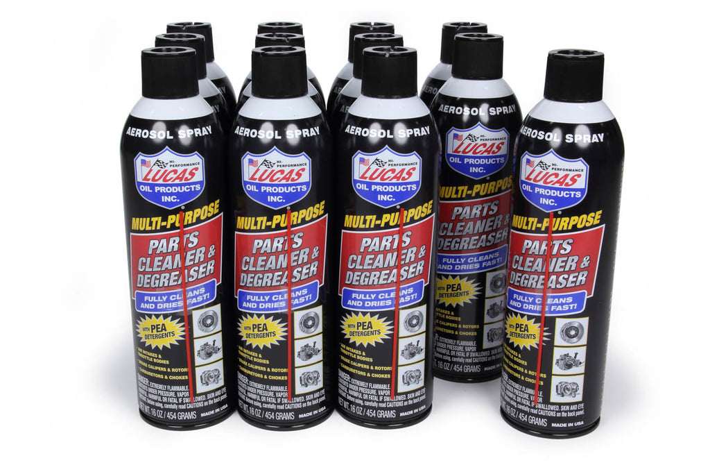 LUCAS OIL 11115-12 - Parts Cleaner & Degrease r Case 12x16oz image