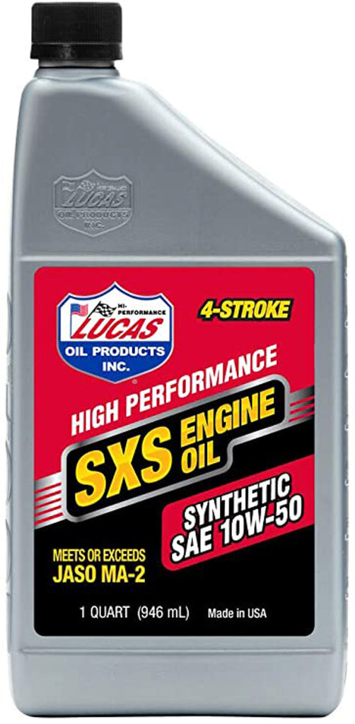 LUCAS OIL 11212 - Synthetic 10w50 SXS Oil 1 Quart image