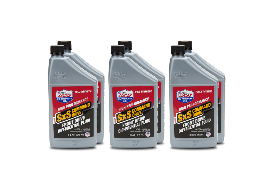 LUCAS OIL 11220-6 - Synthetic SxS Command Dr ive Case 6 x 1 Quart image