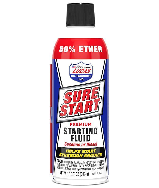 LUCAS OIL 11238 - Sure Start Starting Flui d 10.7 Ounce Can image