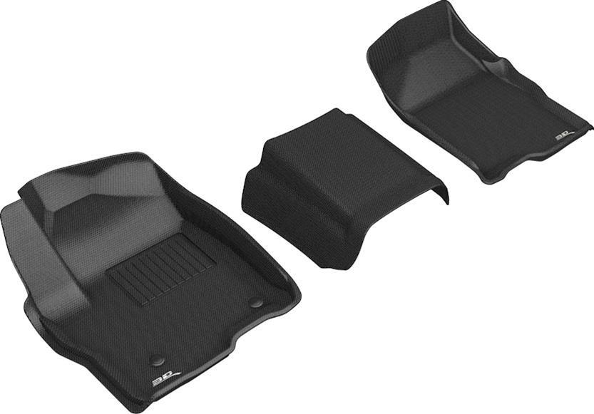 3D MAXPIDER L1GM02411509 - GM P/U 1500 19-  Kagu Fl oor Liners 1st Row Black image