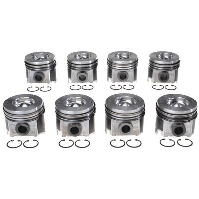 MAHLE ORIGINAL/CLEVITE 2243503WR - Piston Set w/Rings Ford 6.0L Diesel 8pk image