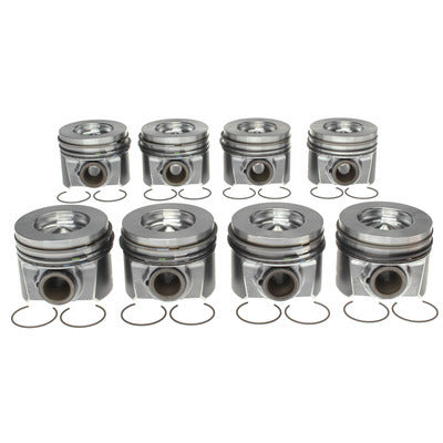 MAHLE ORIGINAL/CLEVITE 2243666WR - Piston Set w/Rings Ford 6.4L Diesel 8pk image