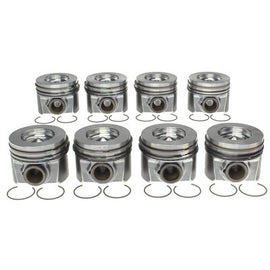 MAHLE ORIGINAL/CLEVITE 2243666WR - Piston Set w/Rings Ford 6.4L Diesel 8pk image