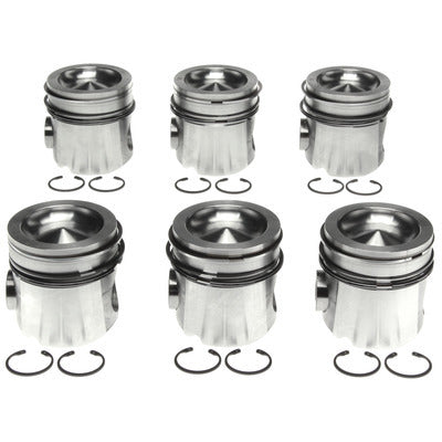 MAHLE ORIGINAL/CLEVITE 2243673WR040 - Piston Set w/Rings Dodge 5.9L Cummins 6pk image