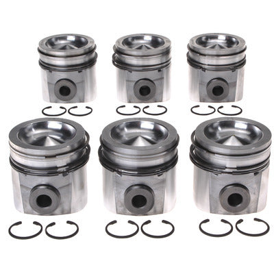 MAHLE ORIGINAL/CLEVITE 2243673WR - Piston Set w/Rings Dodge 5.9L Cummins 6pk image