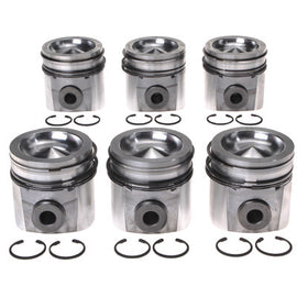 MAHLE ORIGINAL/CLEVITE 2243673WR - Piston Set w/Rings Dodge 5.9L Cummins 6pk image