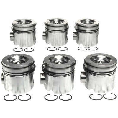 MAHLE ORIGINAL/CLEVITE 2243732WR - Piston Set w/Rings Dodge Cummins 6pk image