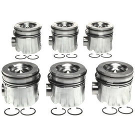 MAHLE ORIGINAL/CLEVITE 2243732WR - Piston Set w/Rings Dodge Cummins 6pk image