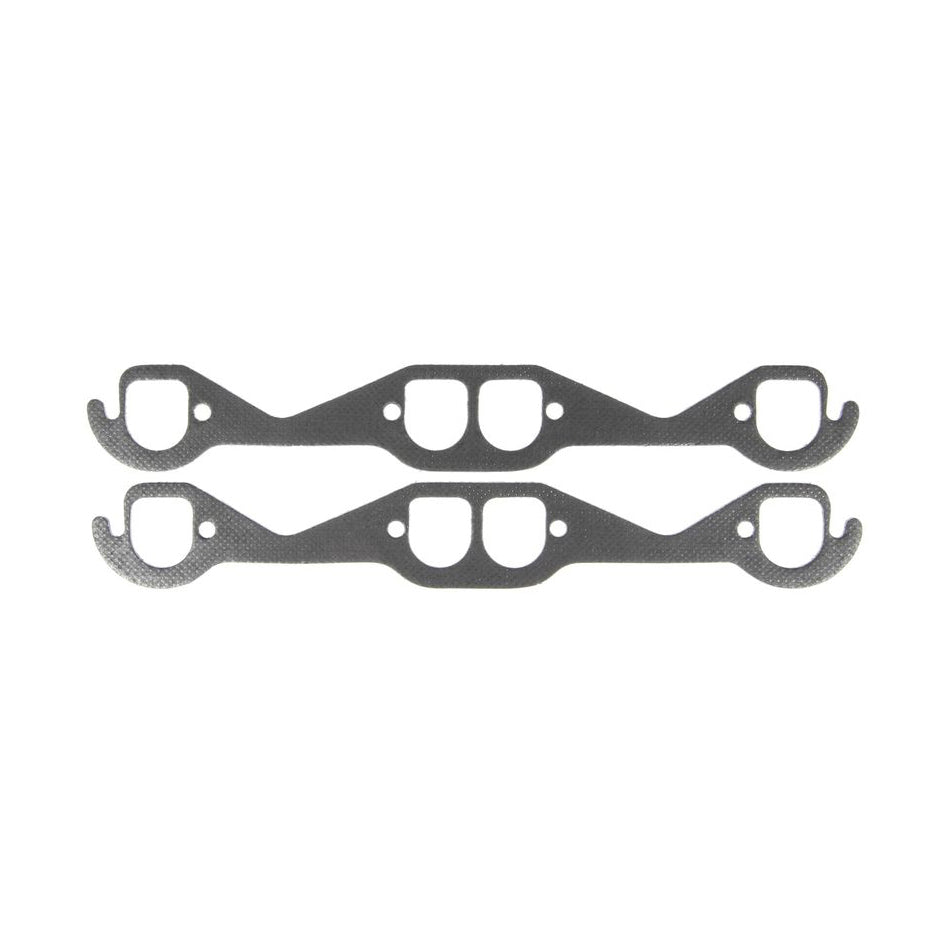 MAHLE ORIGINAL/CLEVITE MS19985 - Header Gasket Set - SBC D-Port 1.500 x 1.675 image