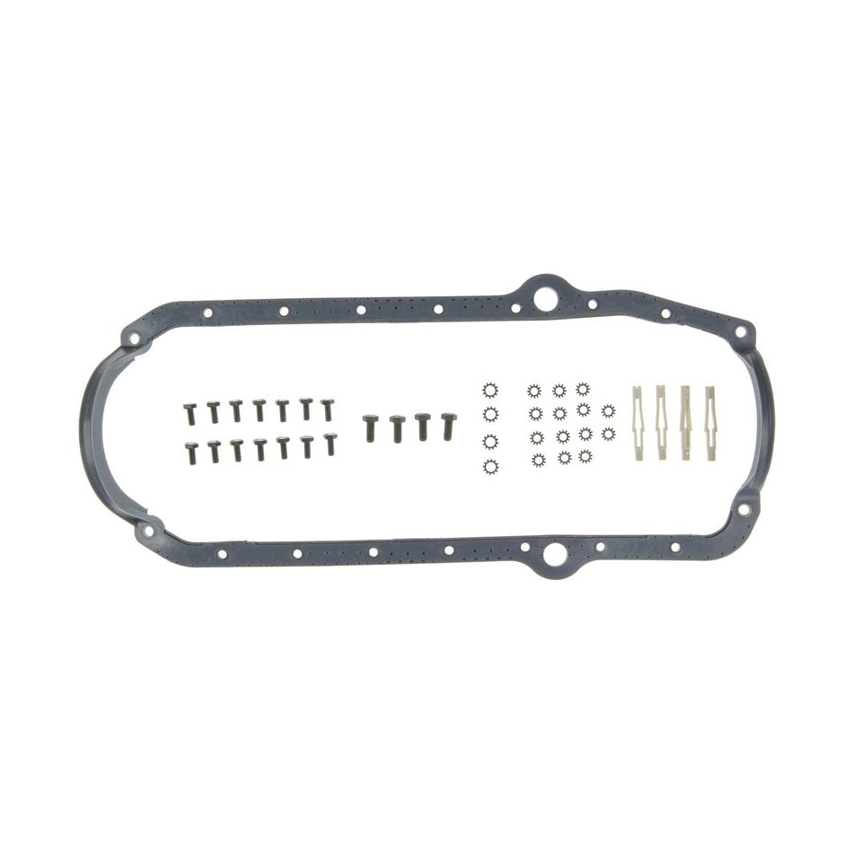 MAHLE ORIGINAL/CLEVITE OS32457 - Oil Pan Gasket Set - SBC 75-79 w/Thick Frt Seal image