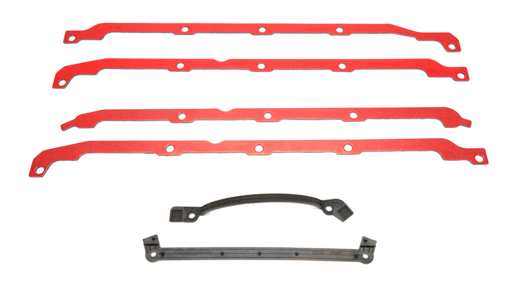 MAHLE ORIGINAL/CLEVITE OS32512 - Oil Pan Gasket Set - BBC Gen-4 Notched Side Rail image