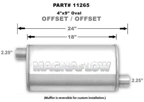 MAGNAFLOW PERF EXHAUST 11265 - Stainless Steel Muffler  image