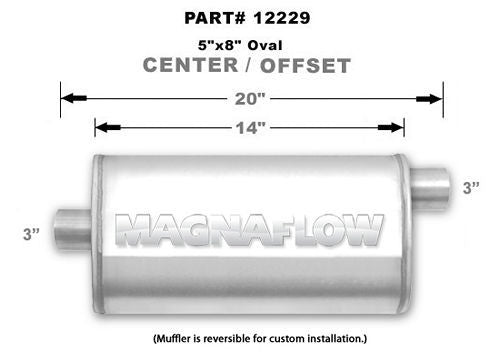 MAGNAFLOW PERF EXHAUST 12229 - Stainless Steel Muffler  image