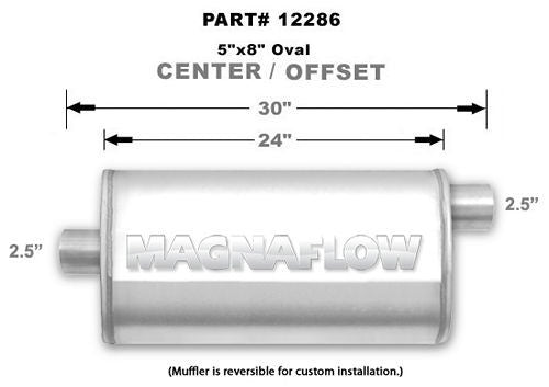 MAGNAFLOW PERF EXHAUST 12286 - Stainless Steel Muffler  image