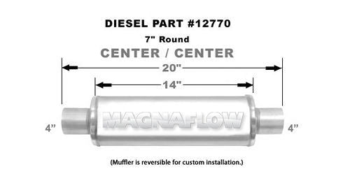 MAGNAFLOW PERF EXHAUST 12770 - Stainless Steel Muffler  image