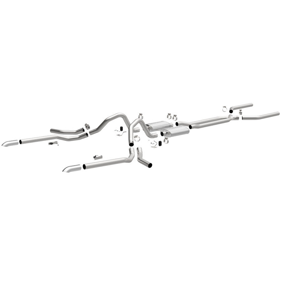 MAGNAFLOW PERF EXHAUST 15165 - 65-69 Crossmember Back Exhaust System 2.5in image